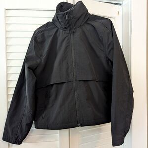 Quince Water Repellant Windbreaker Jacket Black Small